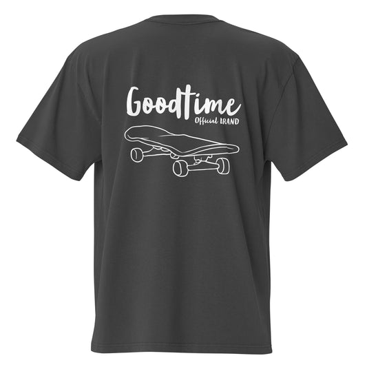Oversized faded t-shirt.  Roll into style with our Goodtime Brand skateboard t-shirt